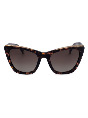 Damen-Sonnenbrille in Grau/ Braun