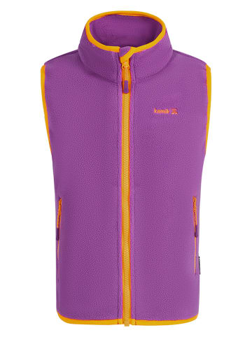 Fleece bodywarmer "Dawn" paars/oranje