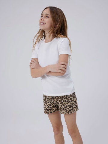 Shorts in Hellbraun/ Schwarz