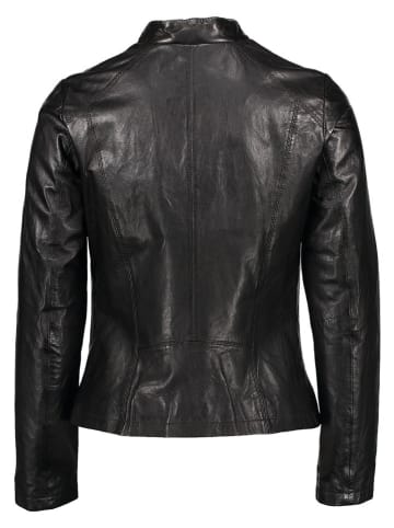 Lederjacke in Schwarz