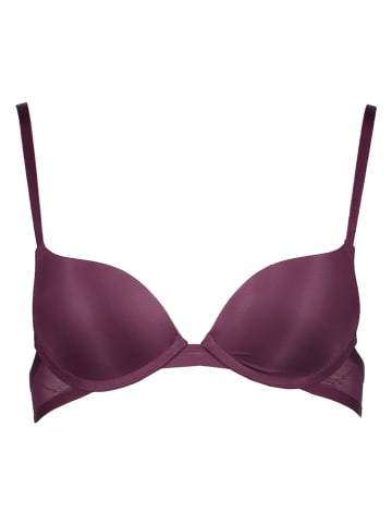 Biustonosz push-up "Louise" w kolorze bordowym