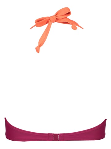 Bikini-Oberteil "Yella" in Pink/ Orange