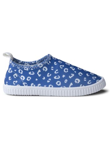 Buty kąpielowe "Blue Leopard" w kolorze niebieskim
