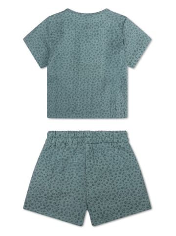 2tlg. Outfit ''Green Leopard'' in  Grün