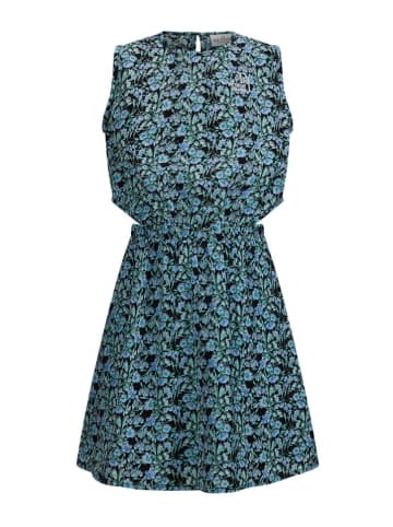 Kleid "Gloria" in Blau/ Schwarz
