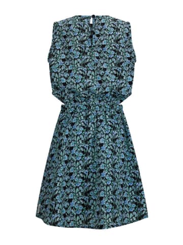 Jurk "Gloria" blauw/zwart