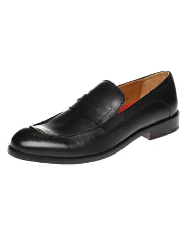 Leren mocassins "Leonardo" zwart