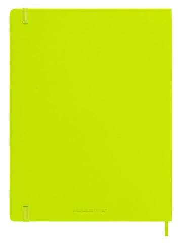 Liniertes Notizbuch in Limette - (B)19 x (H)25 cm