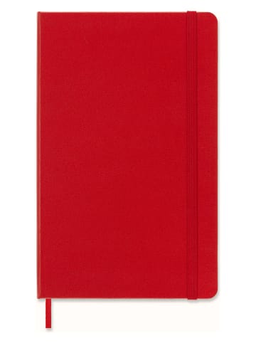 Kariertes Notizbuch in Rot - (B)13 x (H)21 cm