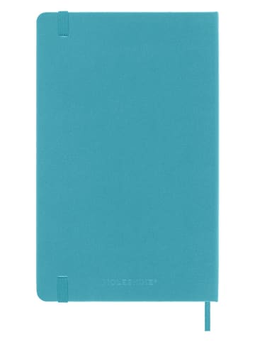 Liniertes Notizbuch in Türkis - (B)13 x (H)21 cm
