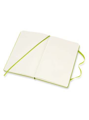 Blanko Notizbuch in Limette - (B)13 x (H)21 cm