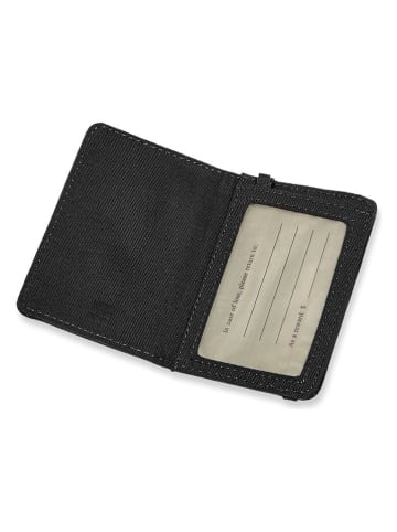 Gepäckanhänger ''Classic'' in Schwarz - (L)16 x (B)11 cm