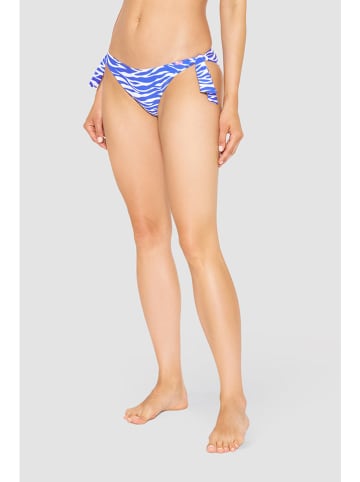 Bikini-Hose in Blau/ Weiß