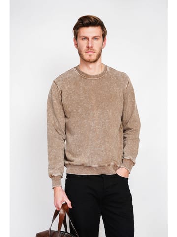 Sweatshirt in Beige
