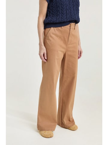Marlenehose "Jelmer" in Hellbraun