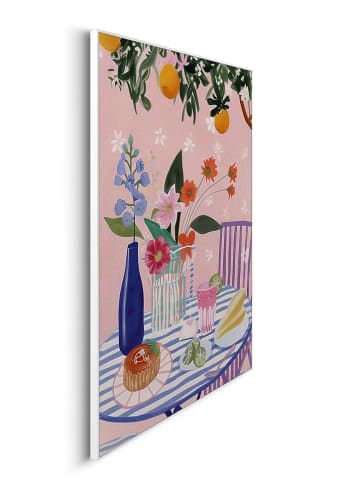 Druk artystyczny "Spring Table" w ramce