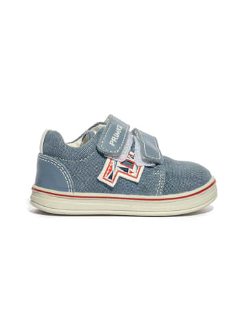 Leder-Sneakers "Aygo" in Blaugrau