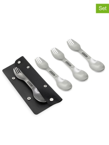 5tlg. Besteck-Set in Silber