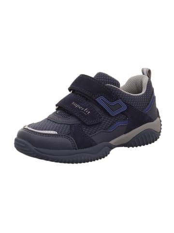 Leder-Sneakers "Storm" in Dunkelblau