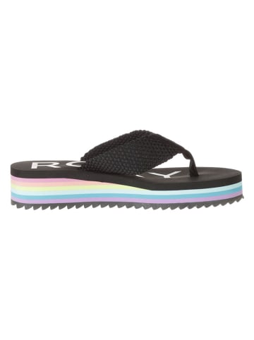 Teenslippers zwart/meerkleurig