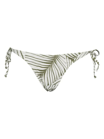 Bikini-Hose in Weiß/ Khaki