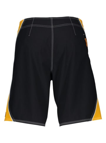 Bermuda in Schwarz/ Gelb