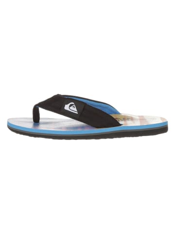 Teenslippers zwart/meerkleurig