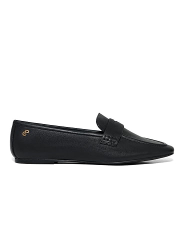 Leren mocassins zwart