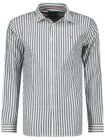 Koszula "Zevian" - Regular fit - w kolorze szarym