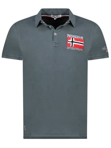 Koszulka polo "Kinvite" w kolorze antracytowym