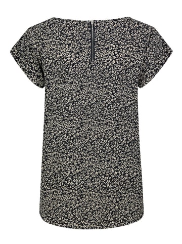 Blouse zwart/crème