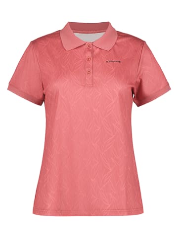 Funktionspoloshirt in Koralle