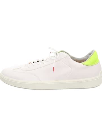 Leder-Sneakers in Weiß