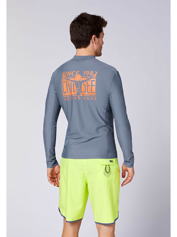 Zwemshirt blauw