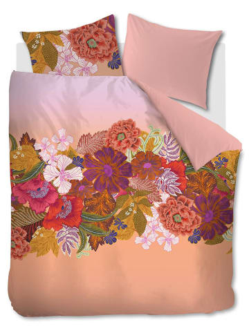 Bettwäsche-Set ''Livia'' in Apricot/ Bunt