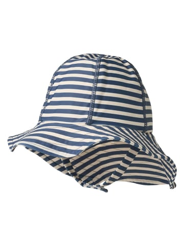 Sonnenhut "Bora" in Blau/ Creme
