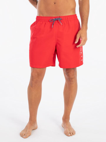 Badeshorts in Koralle