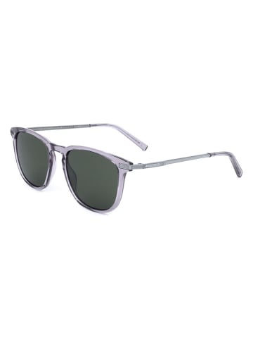 Herren-Sonnenbrille in Silber/ Grau
