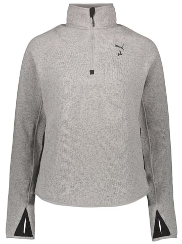 Fleece trui "Seasons" grijs