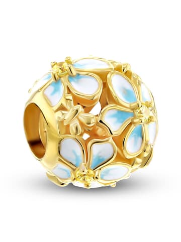 Vergold. Bead mit Edelsteinen