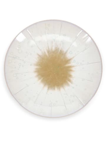 4er-Set: Brotteller ''Eclipse'' in Beige/ Weiß - Ø 18 cm