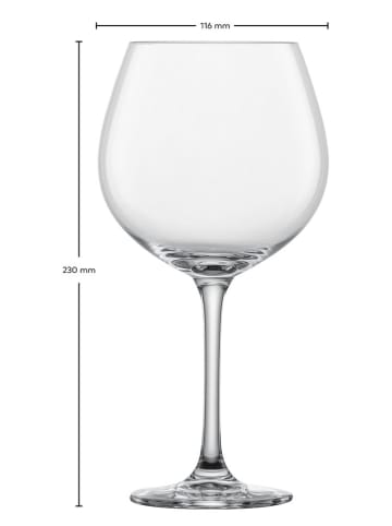 Kieliszki (6 szt.) "Classico" do czerwonego wina - 814 ml