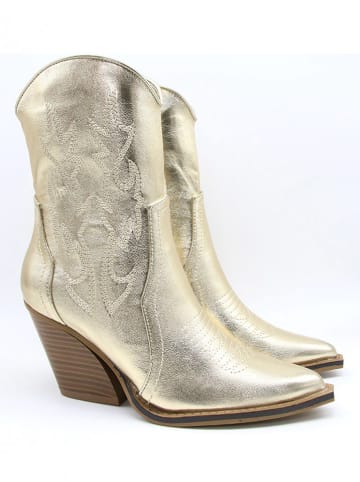 Stiefeletten in Gold