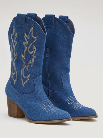 Westernstiefel in Blau