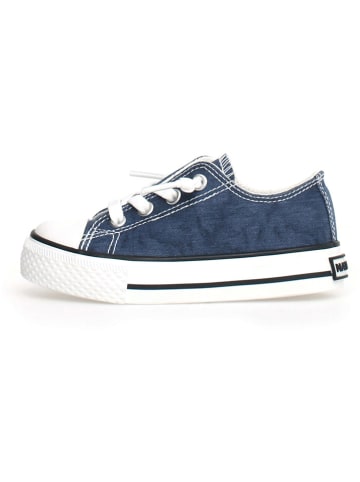 Sneakersy "Ayasy" w kolorze granatowym