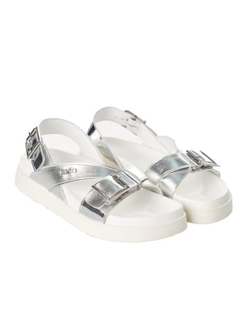Sandalen in Silber