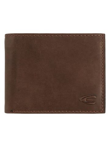 Leder-Geldbörse "Thai" in Cognac - (B)12 x (H)9,5 x (T)2 cm