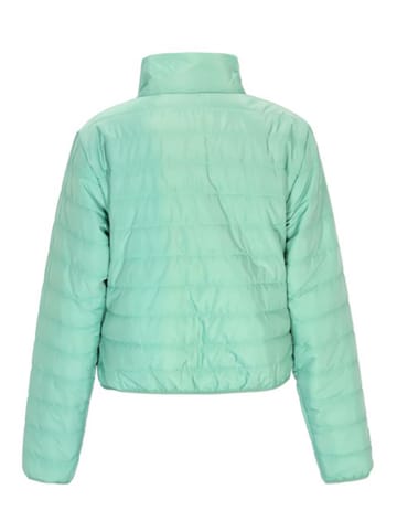 Steppjacke in Mint/ Blau