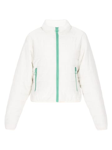 Steppjacke in Weiß/ Mint