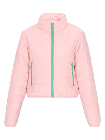 Steppjacke in Rosa/ Grün